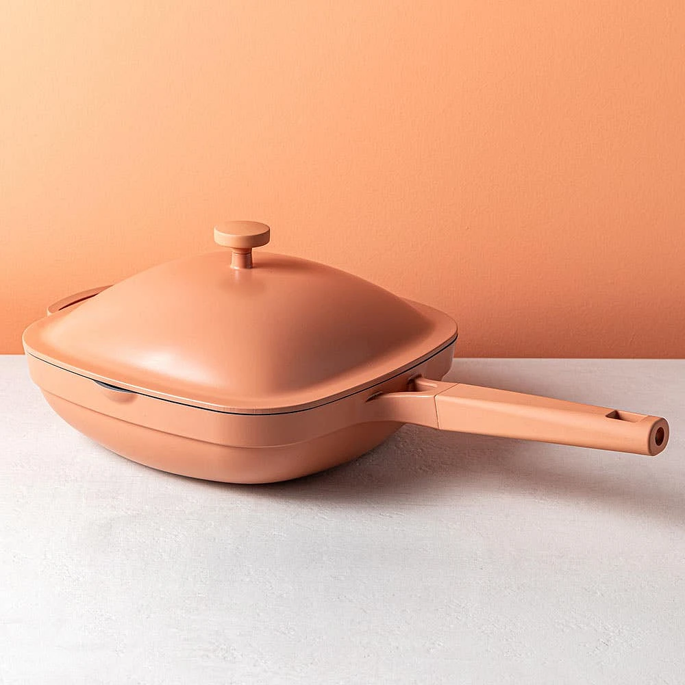 One-Pan Quadra Deep Fry Pan-W Steamer 10in 26 Cm / 3.7 L (Spice)