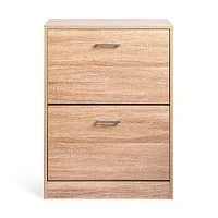 KSP Toby Shoe Cabinet 2-Drawer (Natural)