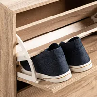 KSP Toby Shoe Cabinet 2-Drawer (Natural)