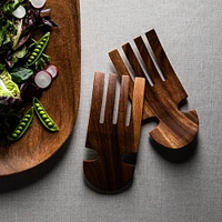 KSP Tala Acacia Wood Salad Server Claws - Set of 2 18 x 8 x 1.5 cm