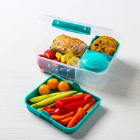 Sistema Klip It To-Go Rectangle Bento-Style Lunch Box