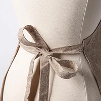 Harman Pantry Chambray Adjustable Apron (Tan)