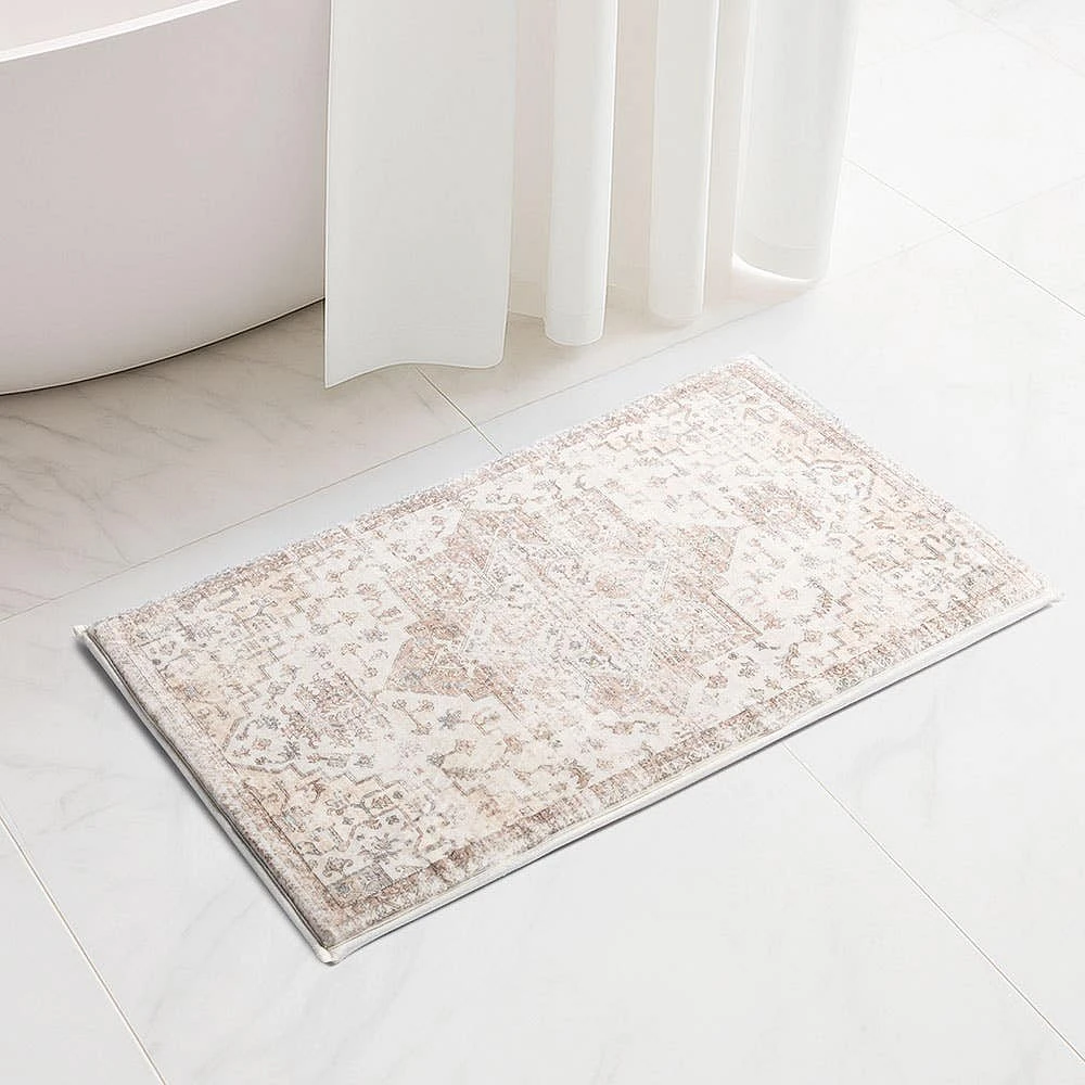 Harman Cilantro 'Cali' Memory Foam Bath Mat (Beige)