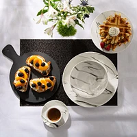 KSP Marble Porcelain Side Plate (White/Grey)