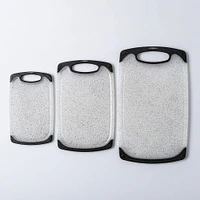 KSP Metro Anti-Skid Granite Poly Cutting Board - Set of 3