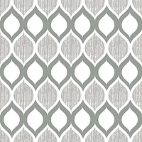 Contact Grip Prints 'Savoy' Shelf-Drawer Liner (Grey)