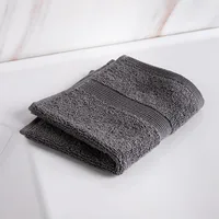Moda At Home Allure Turkish Cotton Face Towel (Dark Grey)
