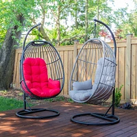 KSP Bali Summer Hanging Chair (Black/Red)