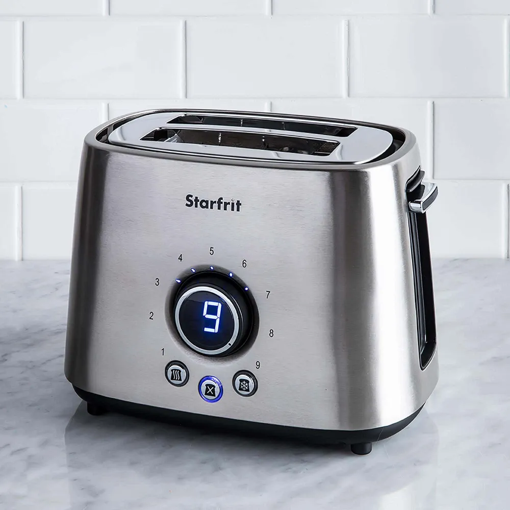 Starfrit Breakfast Collection Wide Slot Digital Toaster