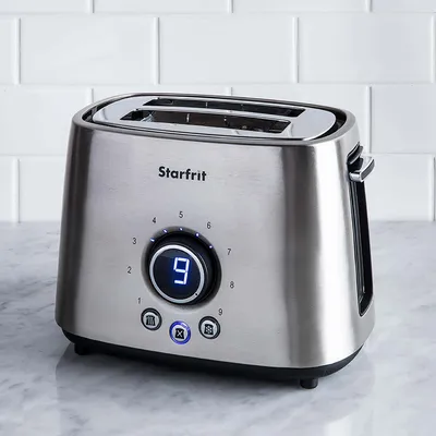 Starfrit Breakfast Collection Wide Slot Digital Toaster
