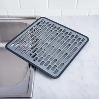 OXO Good Grips Sink Silicone Sink Mat Small (Black/Grey)