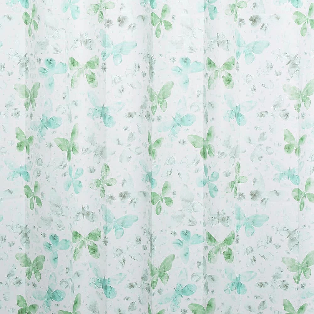Splash Peva 'Elva Butterflies' Shower Curtain (Aqua)