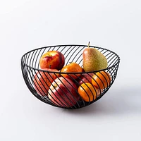 KSP Natura Wire Fruit Basket (Black)