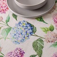 Harman Printed 'Hydrangea' Linen Tablecloth (60x120")