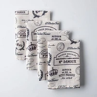 Harman Printed 'Paris Passport' Linen Napkin - Set of 4 (Natural)