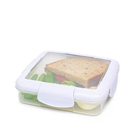 Locksy Click 'N' Go 174ml Snack Container (White)