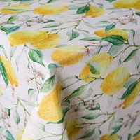Harman Printed 'Fresh Lemon' Linen Tablecloth (60x90")