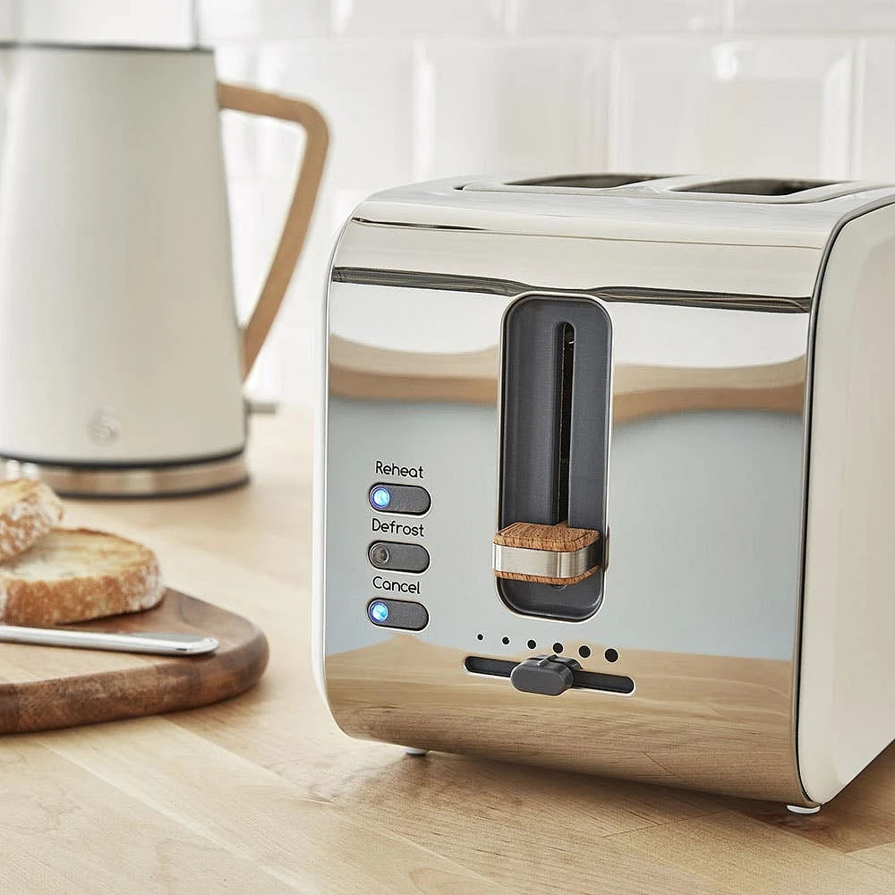 Swan Nordic Toaster -Slice (/Stainless Steel