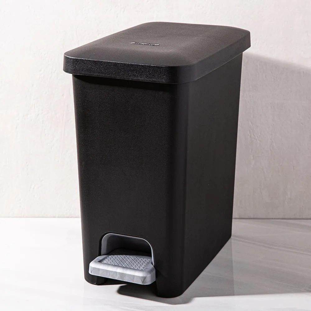 Sterilite Stepon Garbage Can (Black)