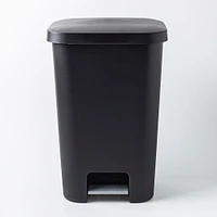 Sterilite Stepon Garbage Can 45 L (Black)