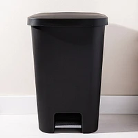 Sterilite Stepon Garbage Can 45 L (Black)