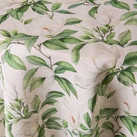 Harman Printed 'White Blossom' Linen Tablecloth (70" dia.)