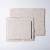 KSP Luxedry'Heathered Microfiber Dish Drying Mat - Set/3 (Beige)