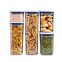 OXO Good Grips Pop Square Storage Canister Combo Set of 5