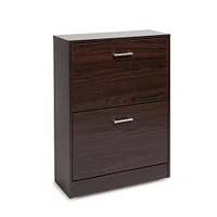 KSP Toby Shoe Cabinet 2-Drawer (Mocha)