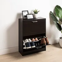 KSP Toby Shoe Cabinet 2-Drawer (Mocha)