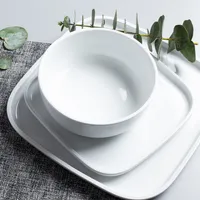 A La Carte 'Bergen' Porcelain Side Plate (White)