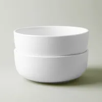 A La Carte 'Bergen' Porcelain Cereal Bowl (White)