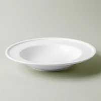 A La Carte 'Bergen' Porcelain Soup and Pasta Plate (White)