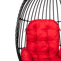 KSP Bali Summer Hanging Chair (Black/Red)