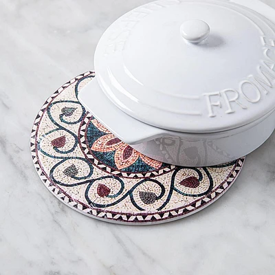 KSP Ceramica 'Capri' Ceramic Trivet (Multi Colour)