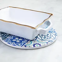 KSP Ceramica 'Spanish Tile' Ceramic Trivet 20cm (Blue)