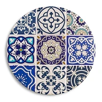 KSP Ceramica 'Spanish Tile' Ceramic Trivet 20cm (Blue)