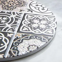 KSP Ceramica 'Spanish Tile' Ceramic Trivet (Grey)