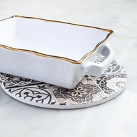 KSP Ceramica 'Spanish Tile' Ceramic Trivet (Grey)