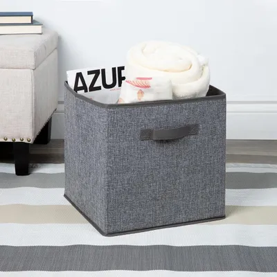 KSP Linea Fabric Storage Cube (Grey) 31 cm sq.