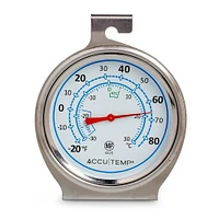 Accu-Temp Platinum Thermometer Fridge-Freezer (Stainless Steel)