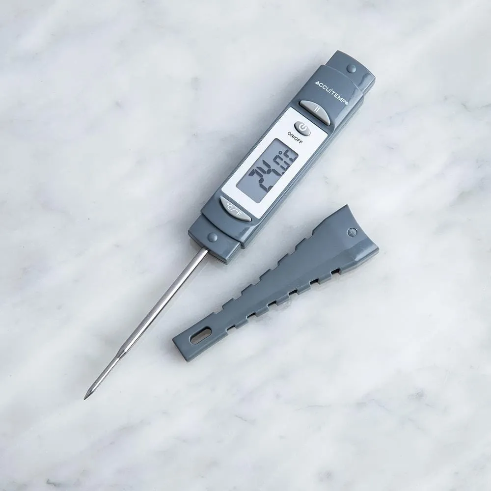 Accu-Temp Platinum Thermometer Digital Rapid Read (Black)