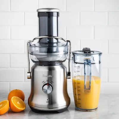 Breville Centrifugal 'Cold Plus' Wide Mouth Juicer (Brushed St/St)