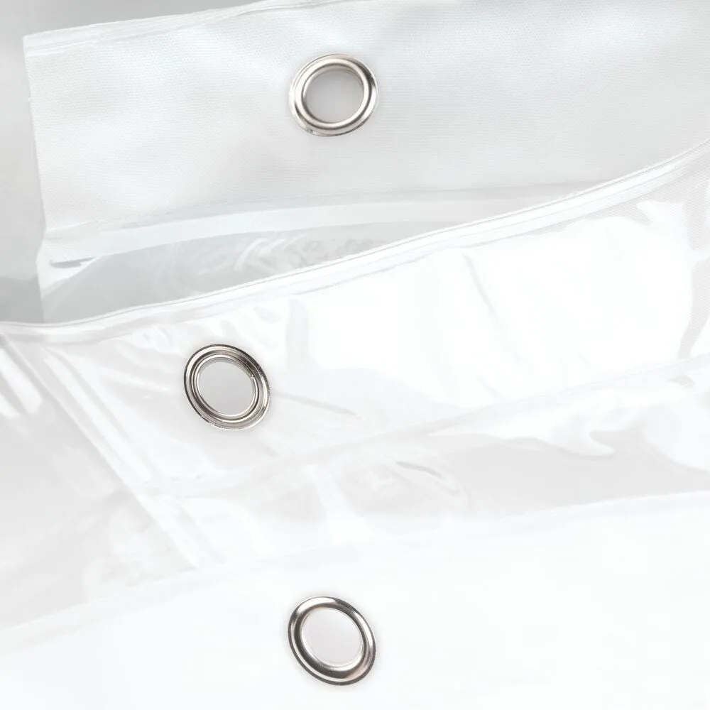 iDesign Peva '4.4-Gauge' Shower Curtain Liner (Clear)