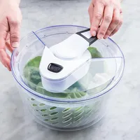 KSP Pro Chef Lever Salad Spinner (Silver/Clear)
