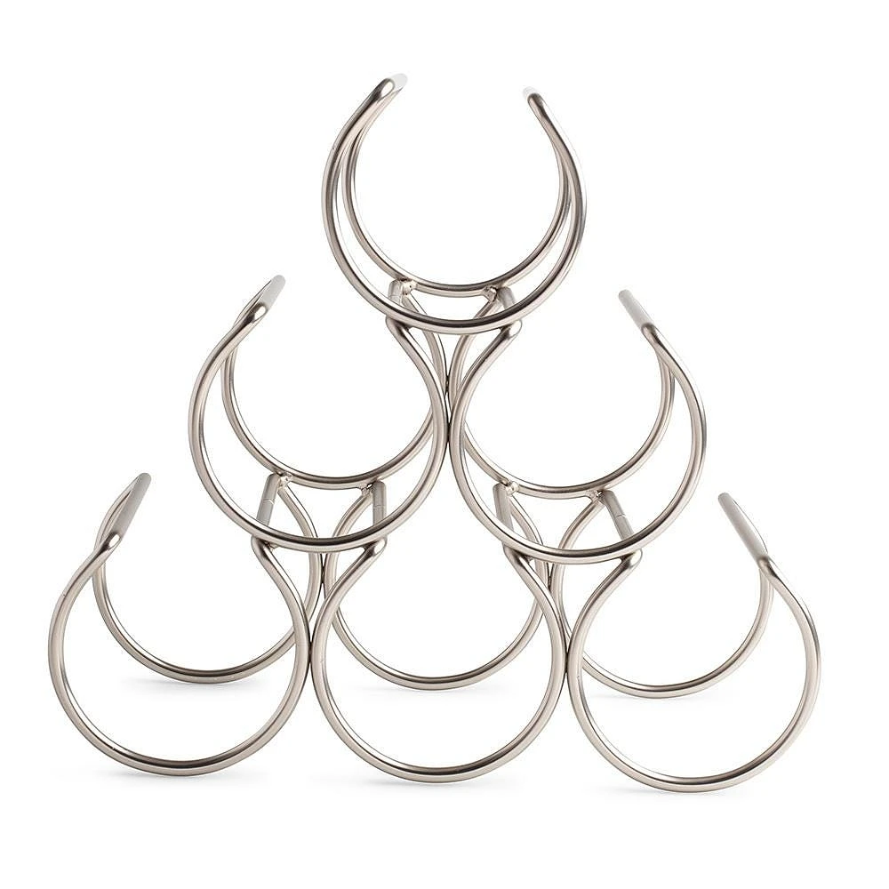 KSP Vina Wine Rack 6-Bottle (Matte Nickel)