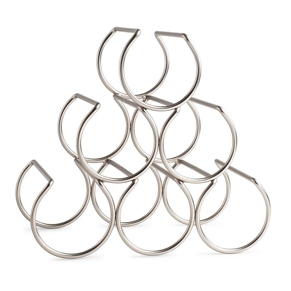 KSP Vina Wine Rack 6-Bottle (Matte Nickel)
