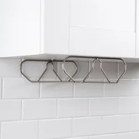 KSP Under Cabinet Wine Glass Rack (Matte Nickel)