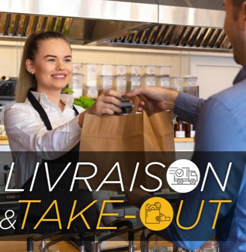 Repas pour emporter ou livrer