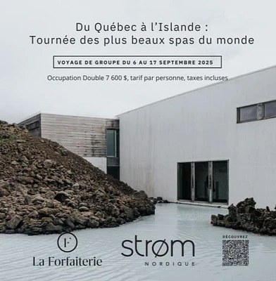 DU QUÉBEC À L'ISLANDE : TOURNÉE DES PLUS BEAUX SPAS DU MONDE